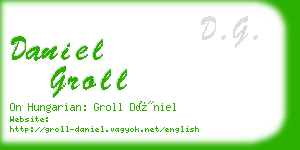 daniel groll business card